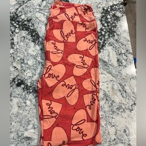 LuLaRoe Valentines Legg Size OS